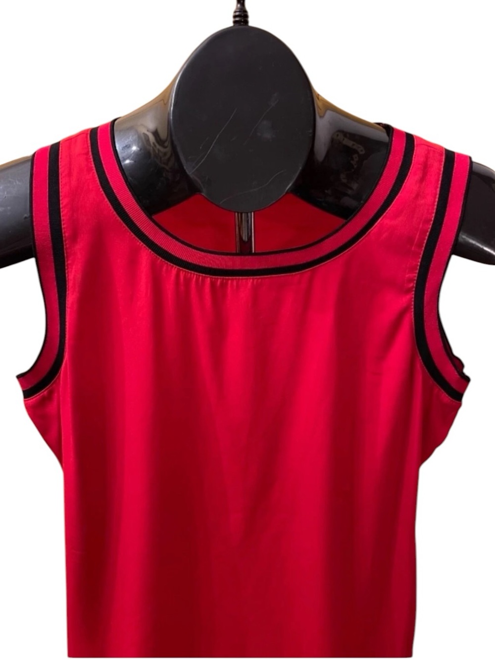 Tommy Hillfiger size medium red with black trim tank top.Size Med - Picture 4 of 5